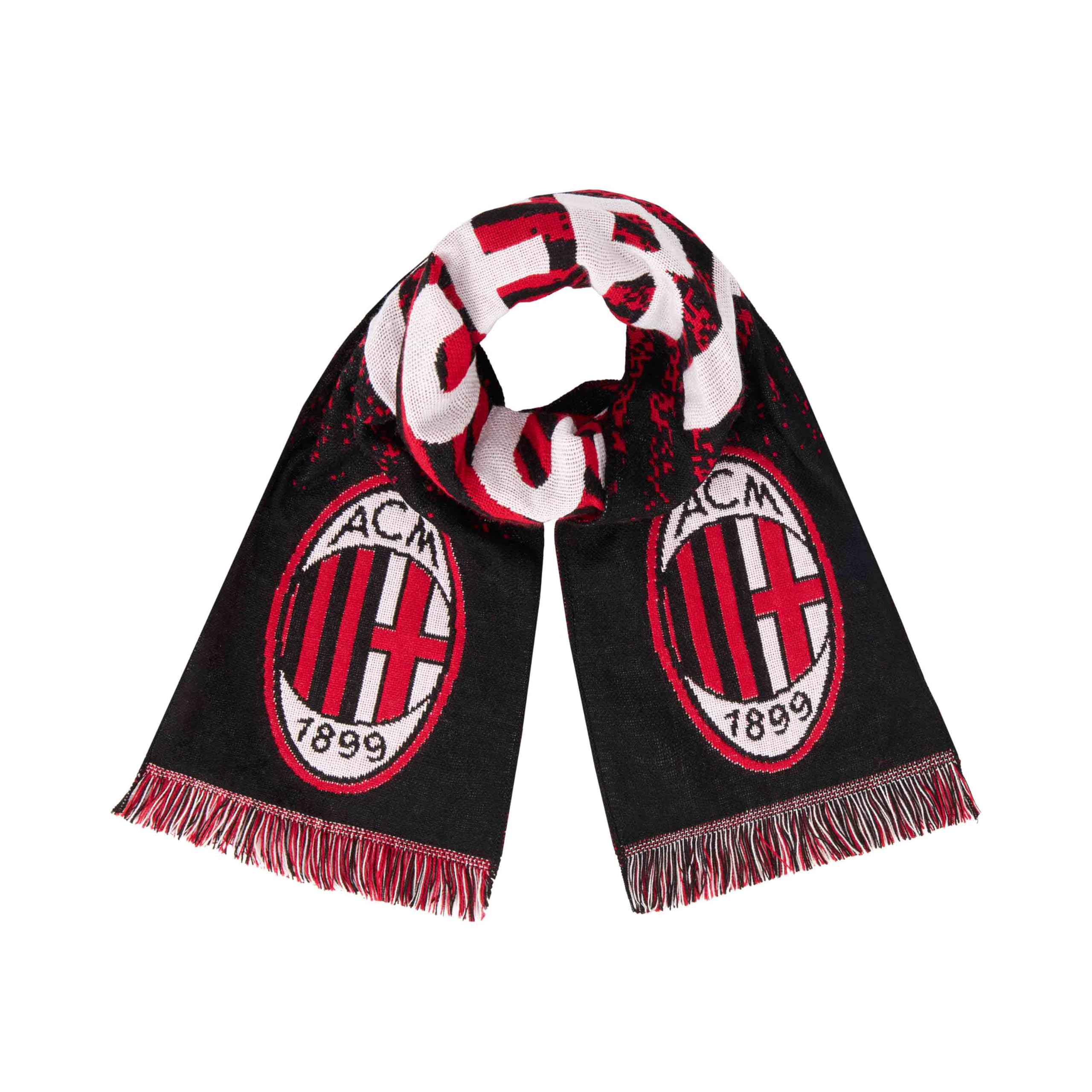 ZeroPlayer Oficjalny szalik rurowy AC Milan Uniseks Oficjalny szalik Ac Milan (1 w zestawie)