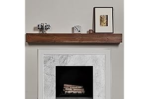 Faux Wood Beam Fireplace Mantel Shelf