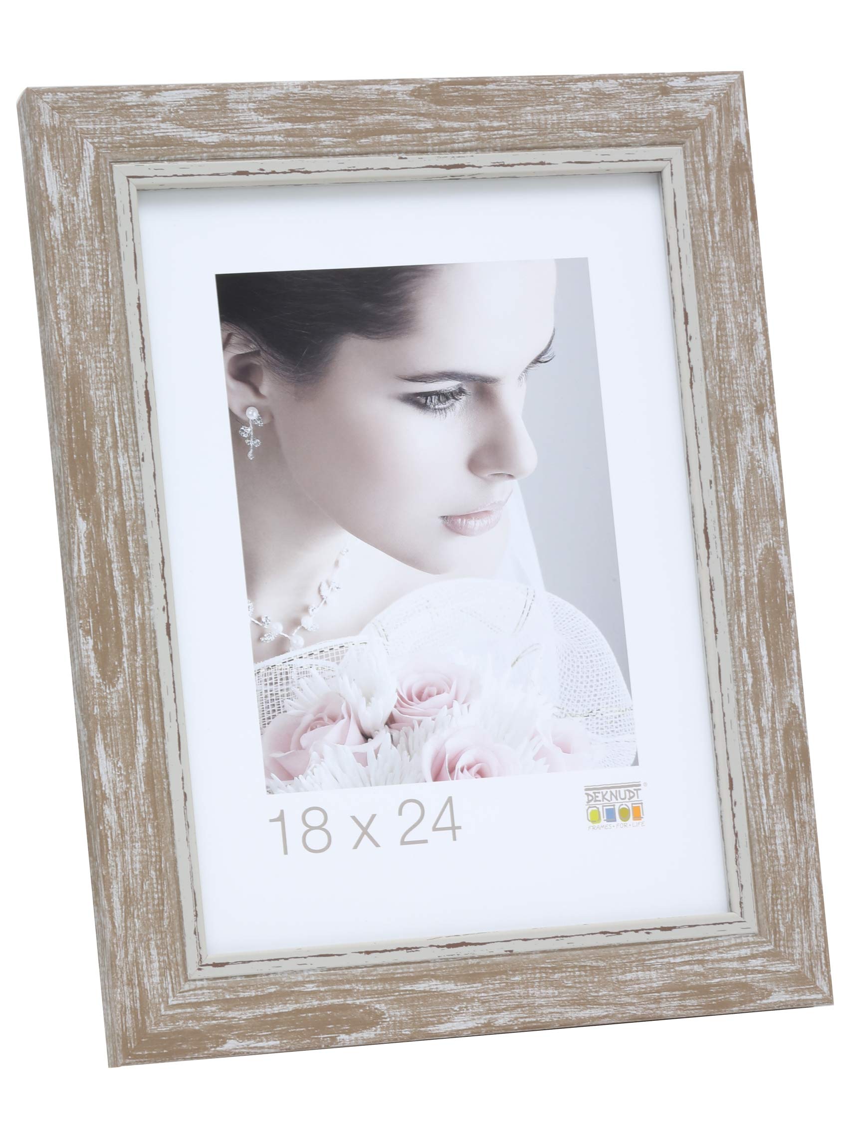 Deknudt S45VY3_30.0x30.0 Photo Frames, Resin, Beige, 30 x 30 cm, 30x30 cm