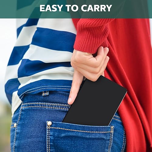 Vista 5 de Seajan Paquete de 10 cuadernos de bolsillo impermeables de 3.5 x 5.5 pulgadas, pequeño bloc de notas resistente a la intemperie, mini cuaderno