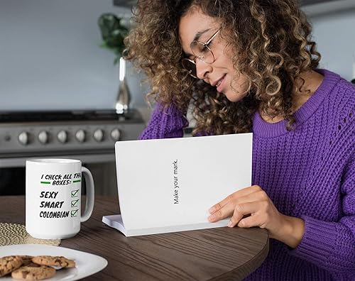 Miniatura 1 de Sexy colombiana latina y latina taza de café y té o recuerdo de Colombia (15 onzas)