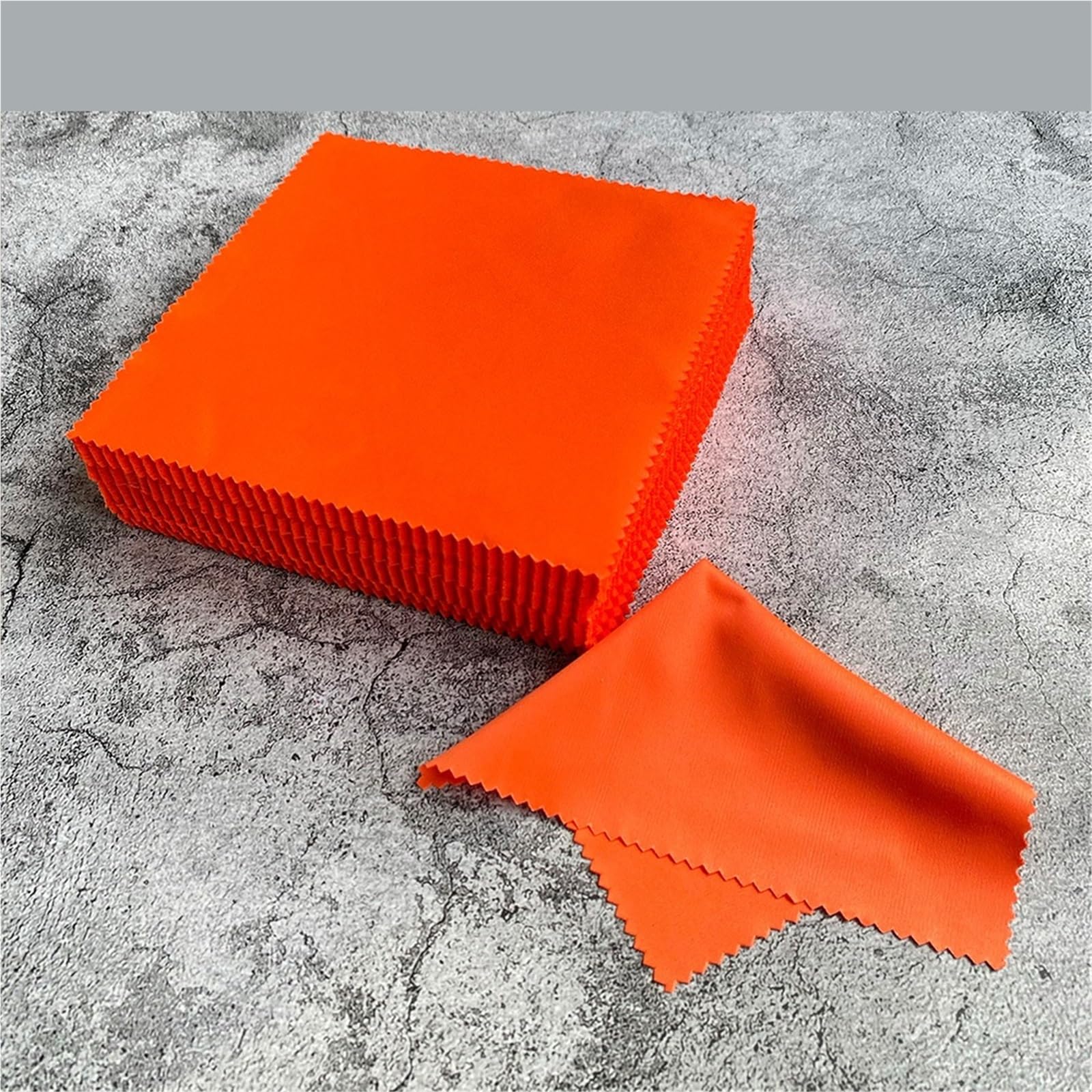 Pulisci Vetri 100 pezzi 150x150MM arancione detergente for occhiali panno in microfibra for pulizia for lenti in vetro salviette for accessori for