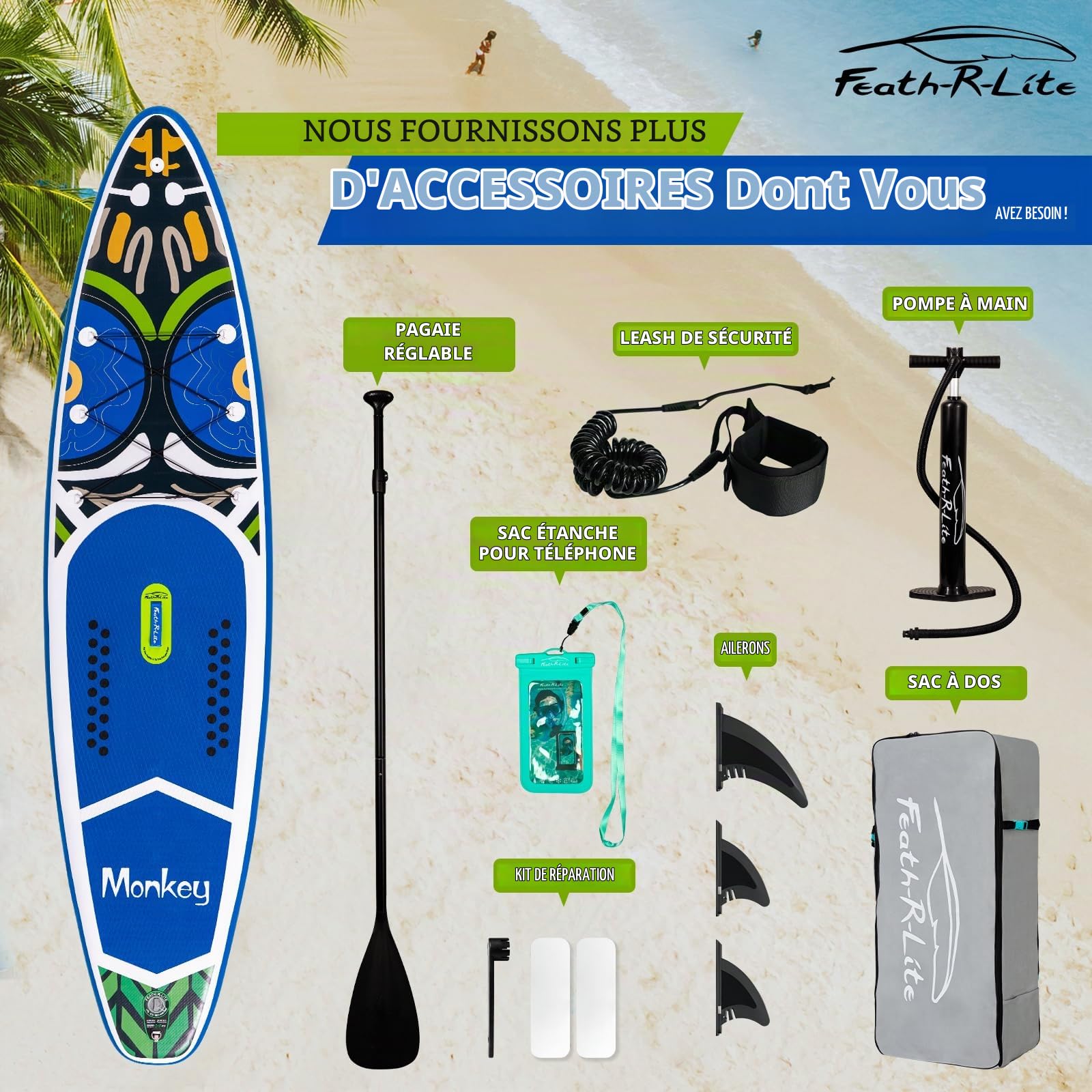 FunWater Ultra-Light Inflatable Stand Up Paddle Board with SUP, 3 FunWater Ultra-Light Inflatable Stand Up Paddle Board with SUP, 3