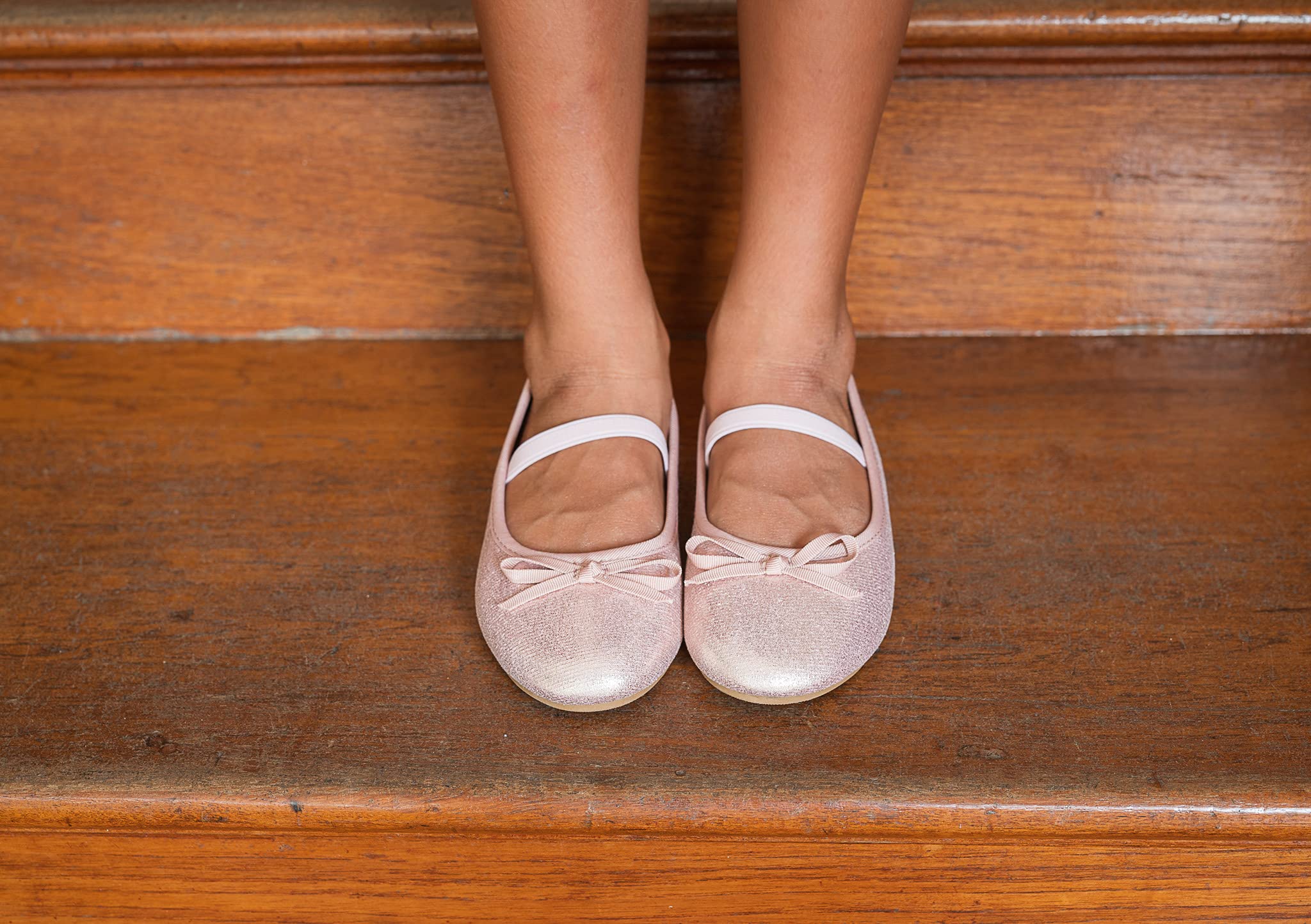 Ballerines Filles Platine - Girls Ballet Flats Platinum