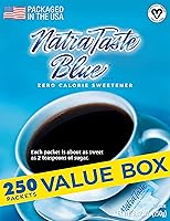 Vista 3 de NatraTaste Blue Edulcorante cero calorías, sustituto de azúcar a granel para café, té helado, limonada, bebidas calientes y frías, hornear, cocinar