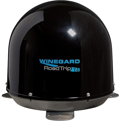 Winegard RT2035T Roadtrip T4 In-Motion RV Satellite Antenna - Black