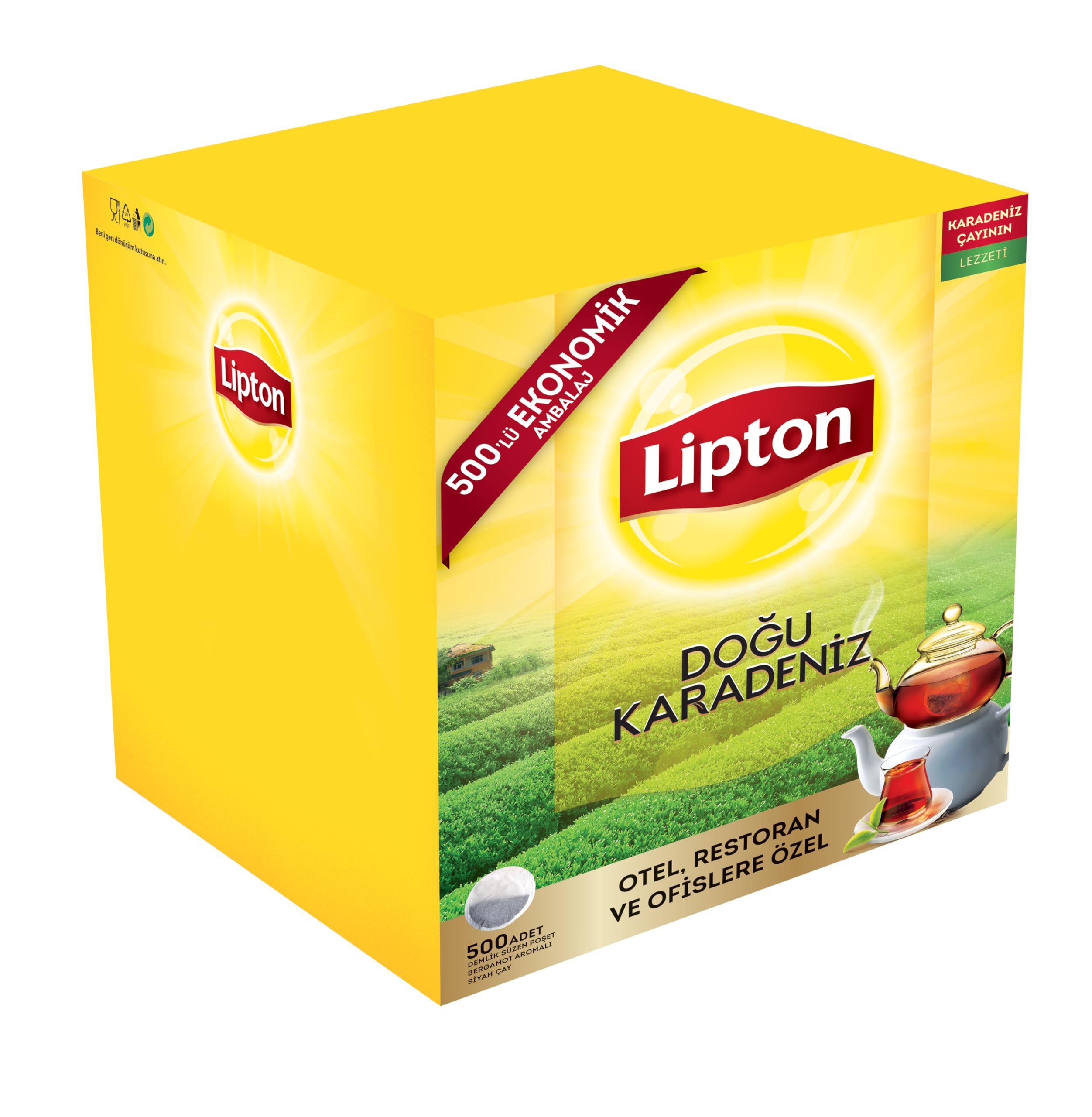 Lipton Doğu Karadeniz 500'lü Demlik Poşet Çay : Amazon.com.tr