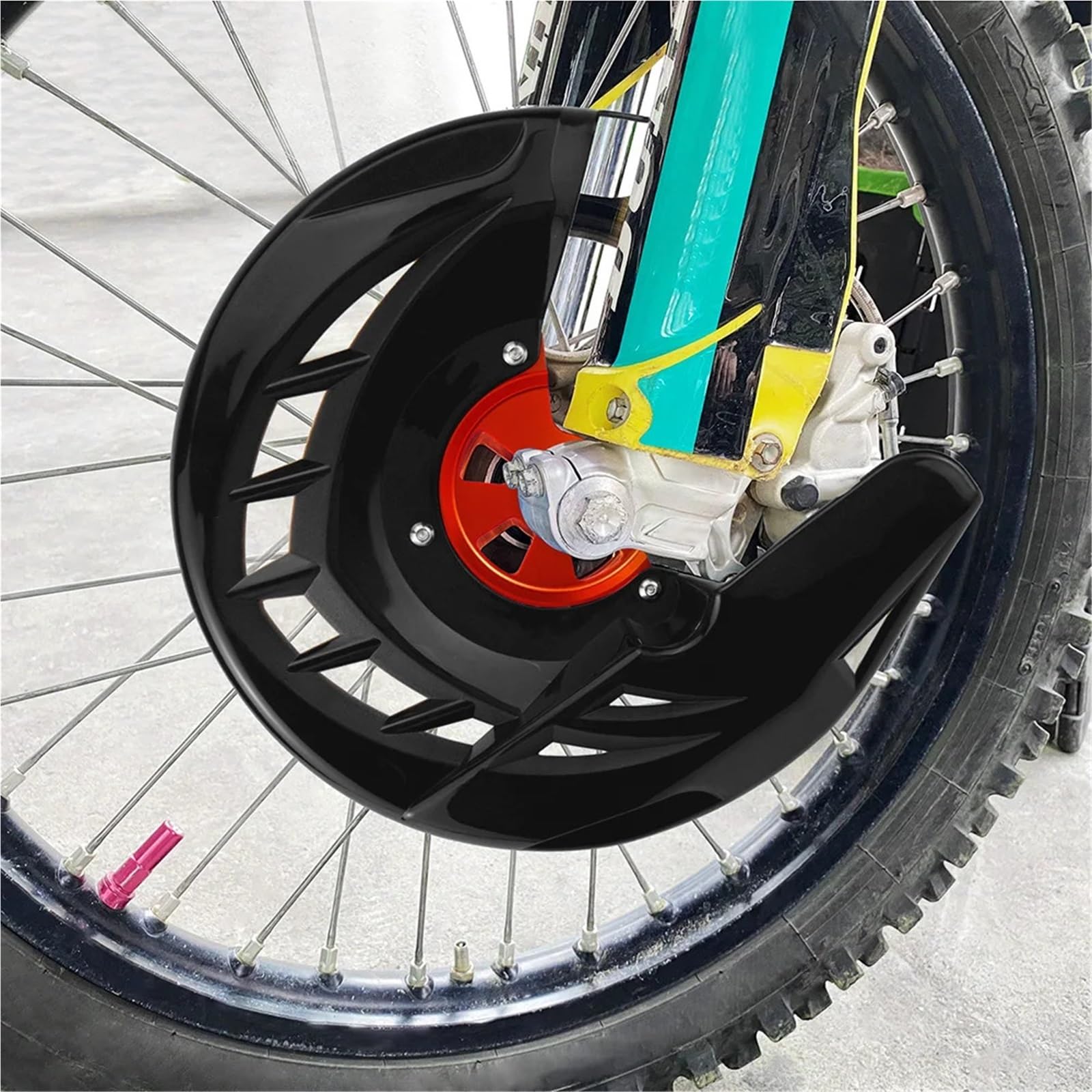 Adatto per Beta RR300/250 2020-2024 Disco Freno Anteriore Della Copertura Protezione per RR 390 430 2015-2024 2T 4T Race Edition protezione forcella(Black)