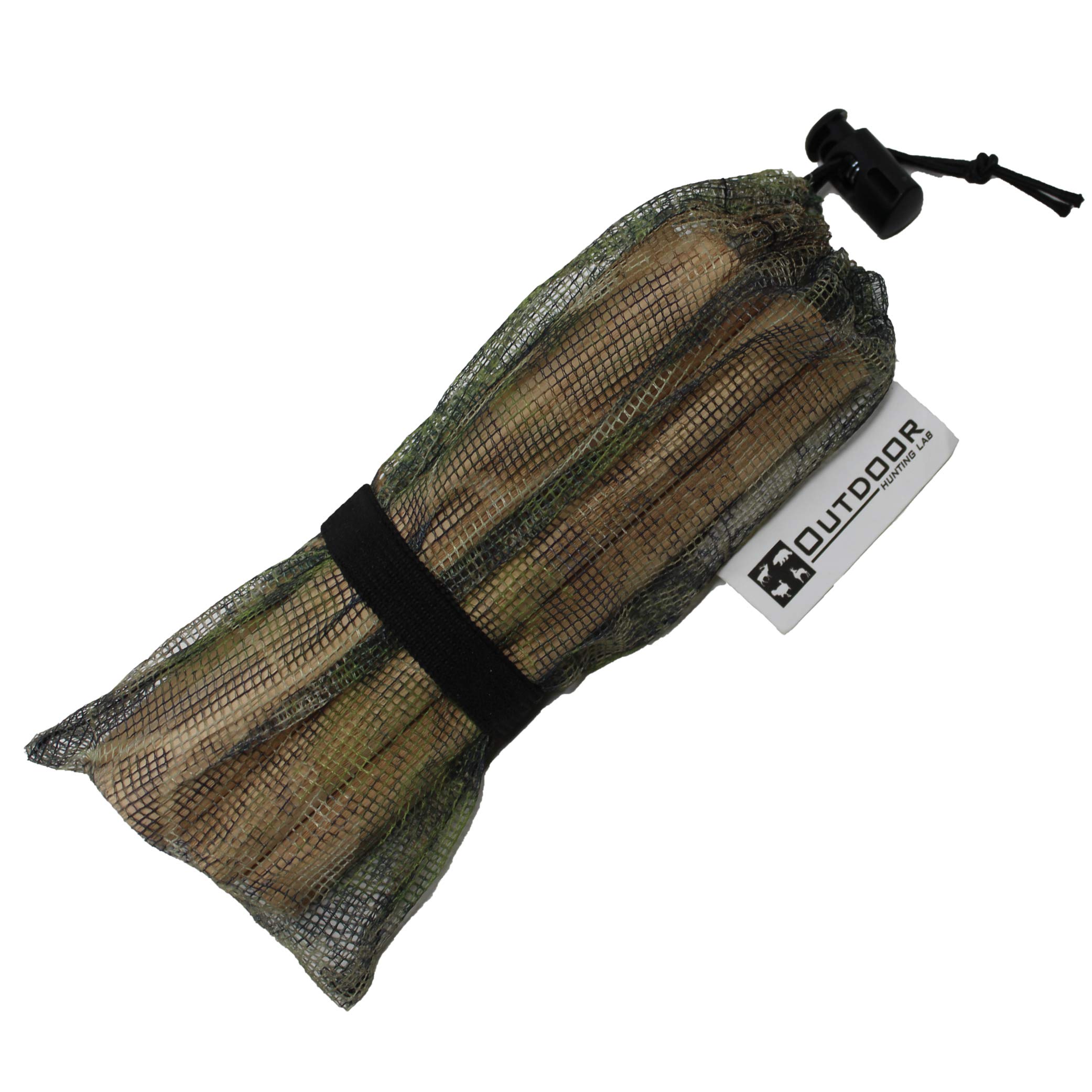 Deer Rattle Bag - Hunting Call with Mesh Bag - Weather Resistant & 100% Authentic Deer Antler Rattling Sound