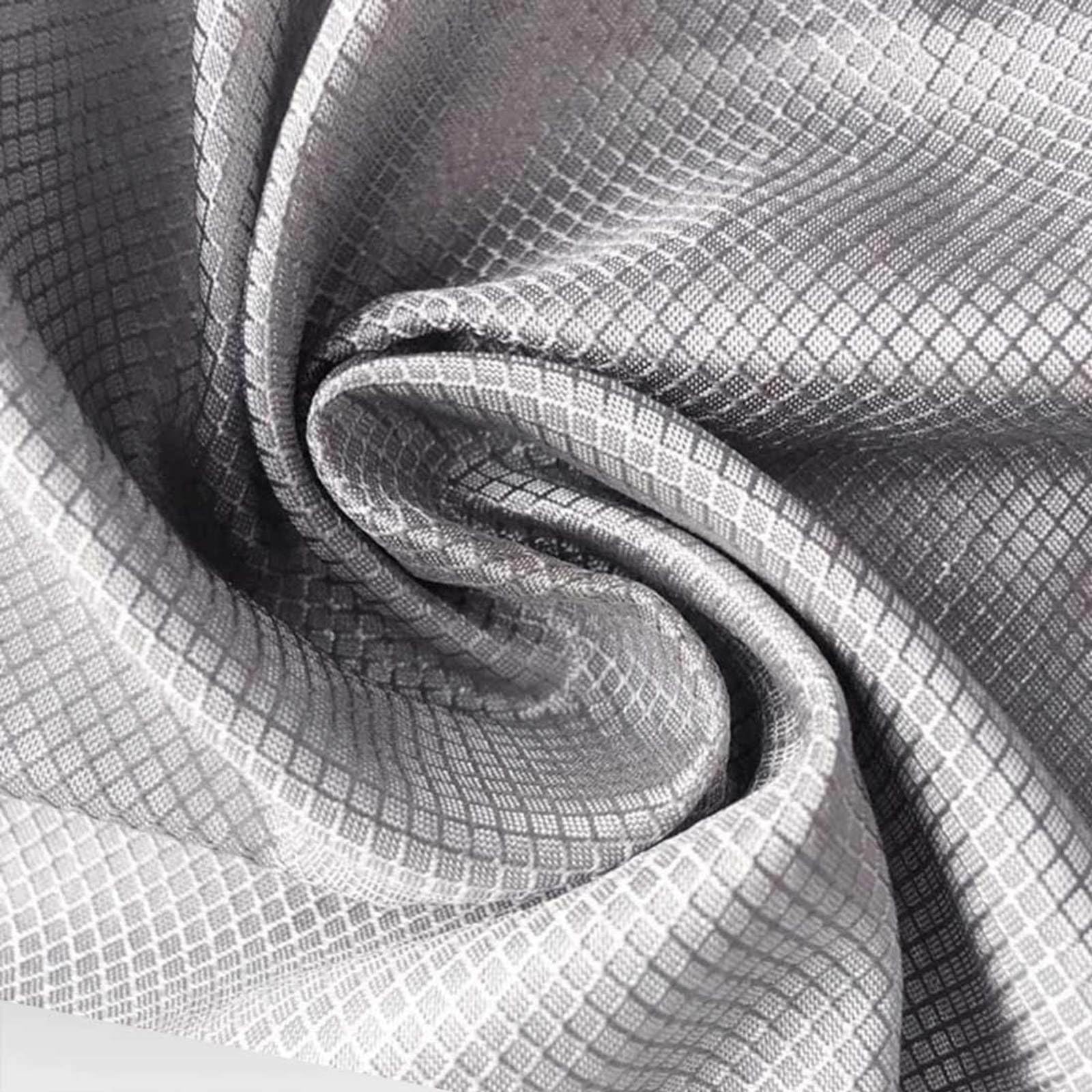 EMF Fabric Soft EMF Protection Faraday Fabric Reduce EMF/EMI Protection for WiFi, GPS, RF Signals, Electronic Products,silver-5x1.1m