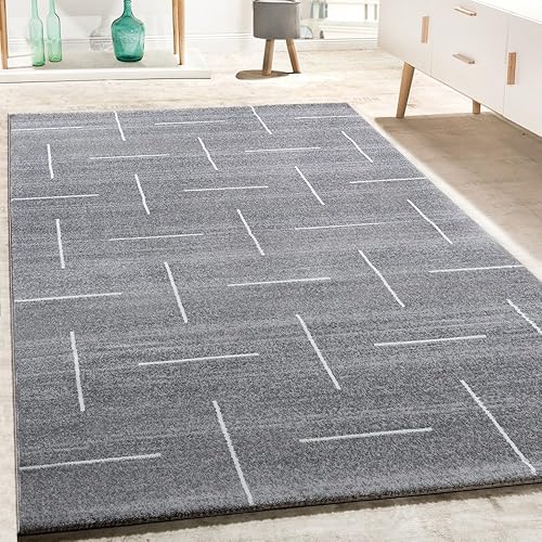 Tapis Gris Design Amazonfr