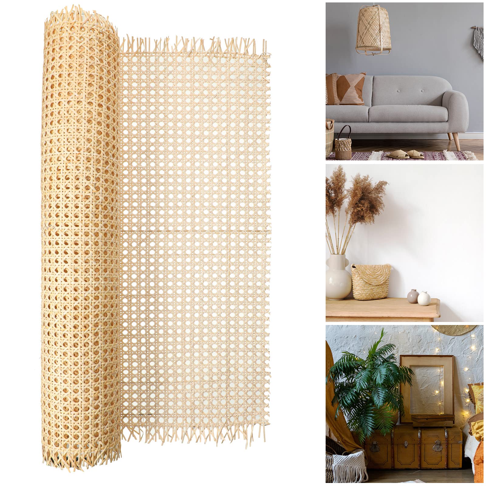 Buy Mesh Pre Woven Rattan Sheet Width Rattan bing for Caning