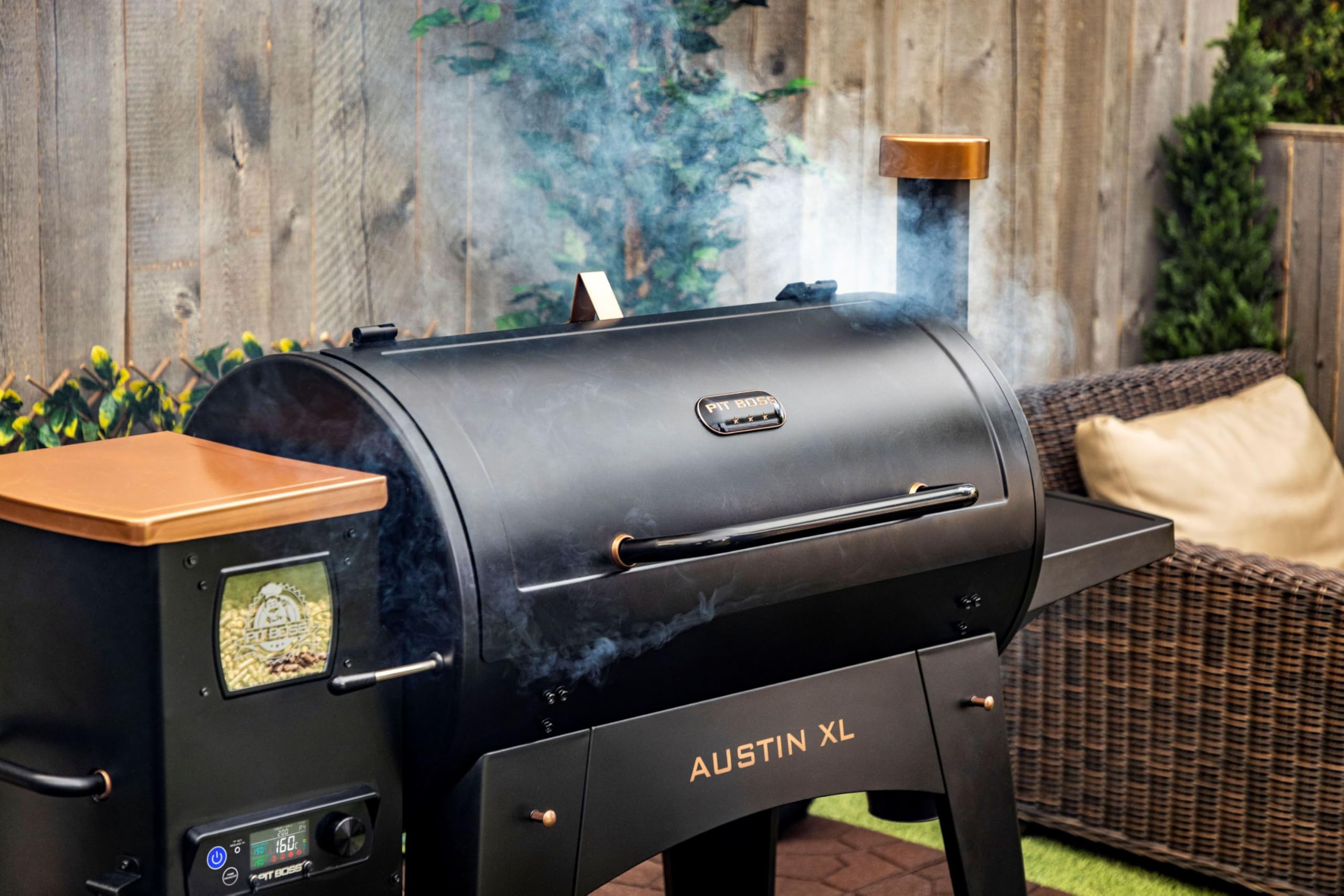 PIT BOSS Pelletgrill Austin XL Onyx Edition, Holzpellet Smoker, 6503 cm² Grillfläche, BBQ, Direktgrillen