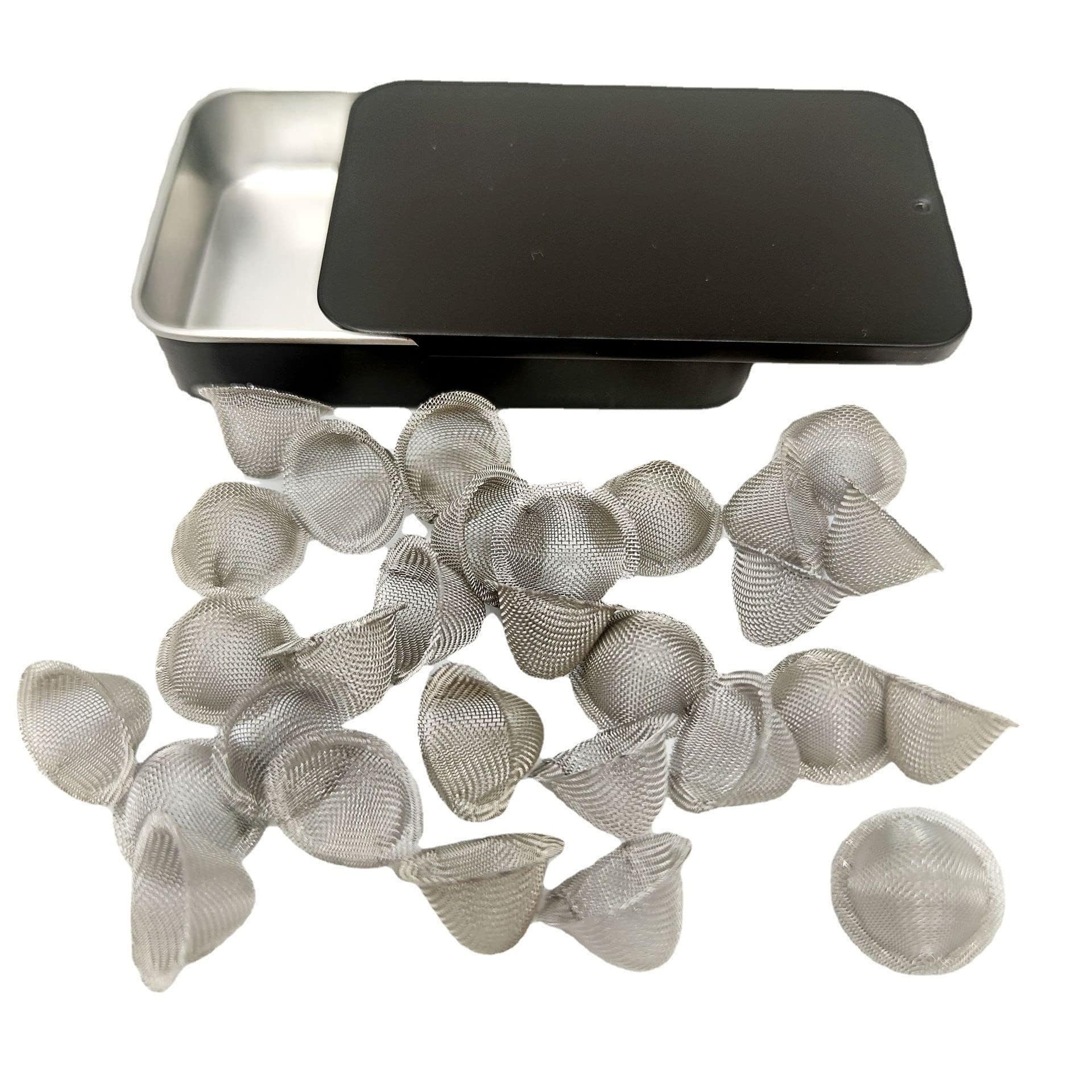30 Pcs Pipe Screens 0.5inch-0.63inch (1/2-5/8) Stainless Steel Conical Design Bo