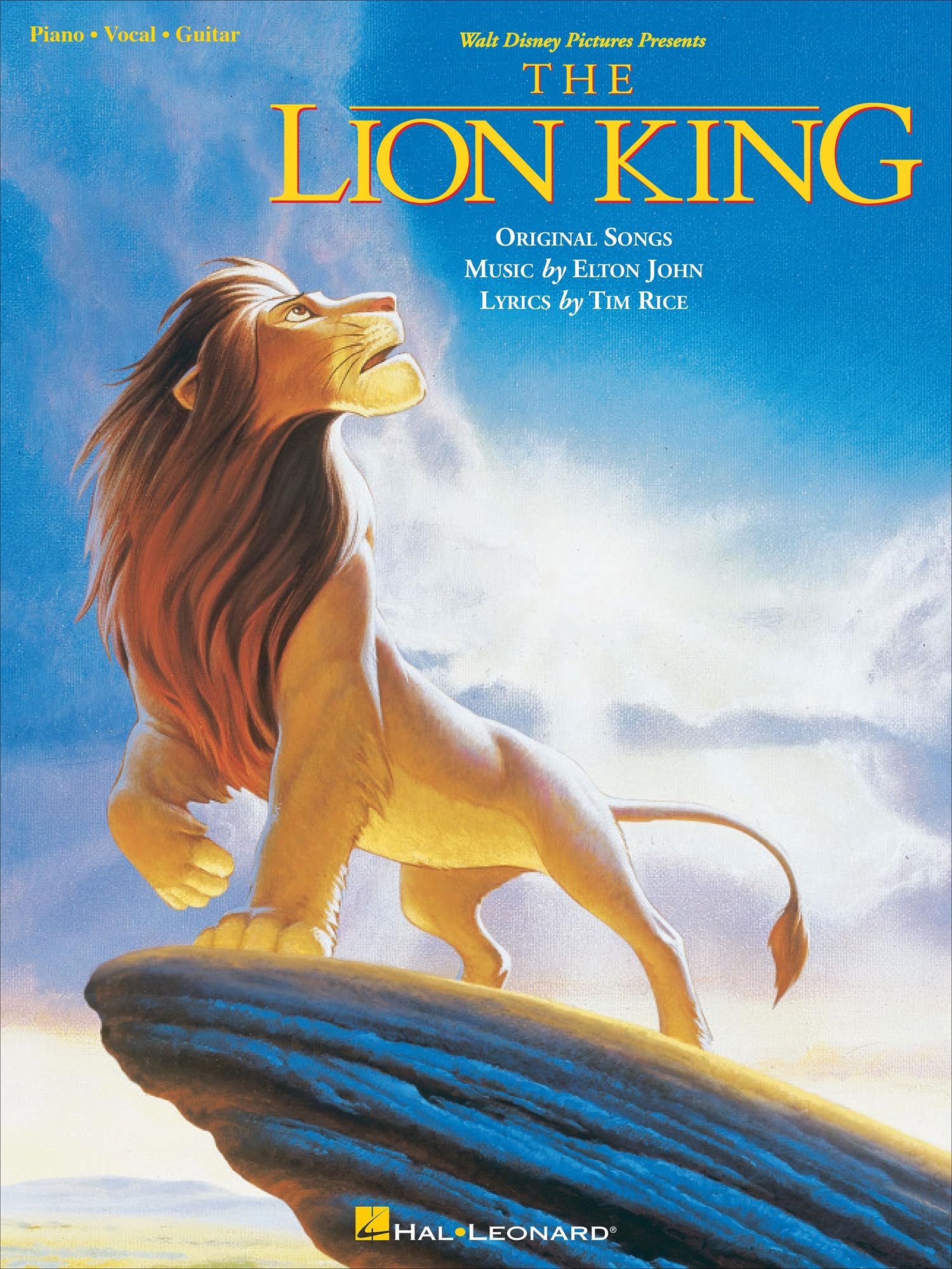 The Lion King By Disney Picture | Piano Vocal Songbook Disney Sheet Music Collection for Piano and Voice | Iconic Movie Soundtrack Arrangements | Music Book for Beginners and Intermediate Players