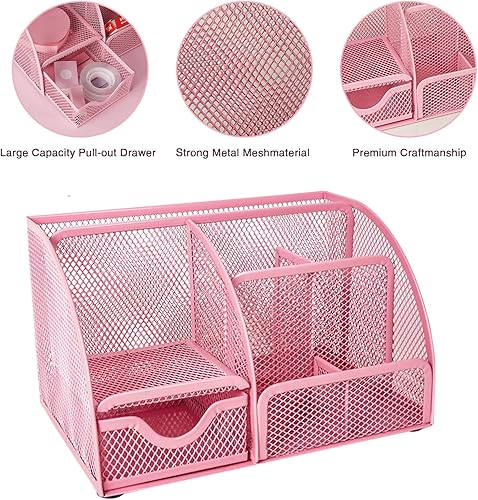 Miniatura 5 de Organizadores y accesorios de escritorio, suministros de oficina con grapadora, removedor de grapas, soporte para bolígrafos, juego de clips,