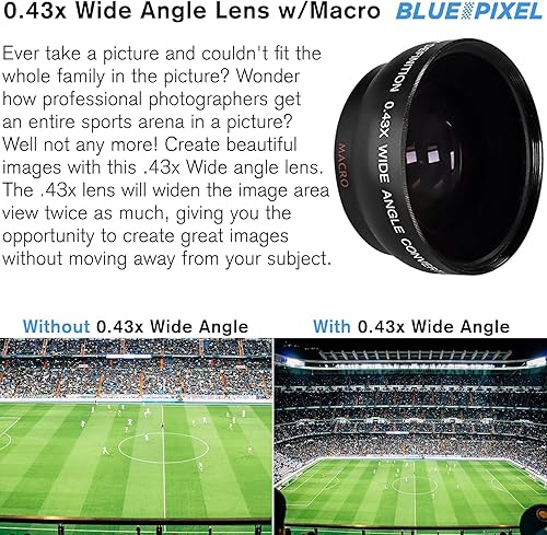 Miniatura 5 de Canon Paquete de cámara DSLR EOS Rebel T7 con lente Canon EF-S 0.709-2.165 in f/3.5-5.6 is II + 2 tarjetas de memoria de 32 GB + filtros + kit de