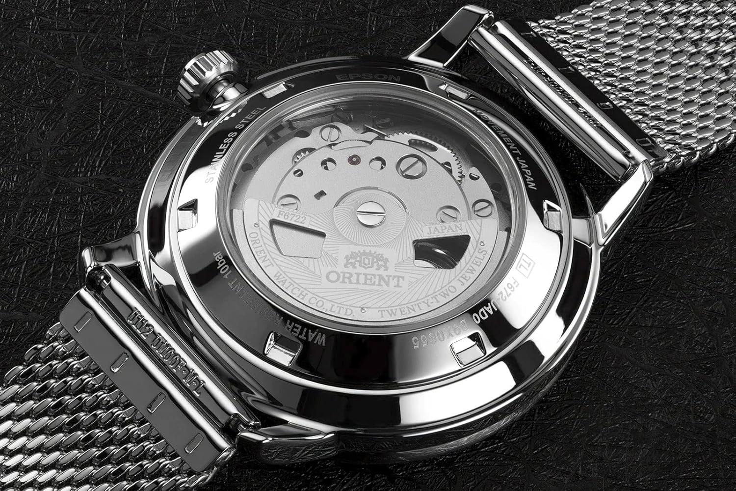 Orient Stylish Maestro - Orologio da polso da uomo automatico e a carica manuale meccanico casual bracciale e cassa in acciaio inox Orient Stylish Maestro - Orologio da polso da uomo automatico e a carica manuale meccanico casual bracciale e cassa in acciaio inox