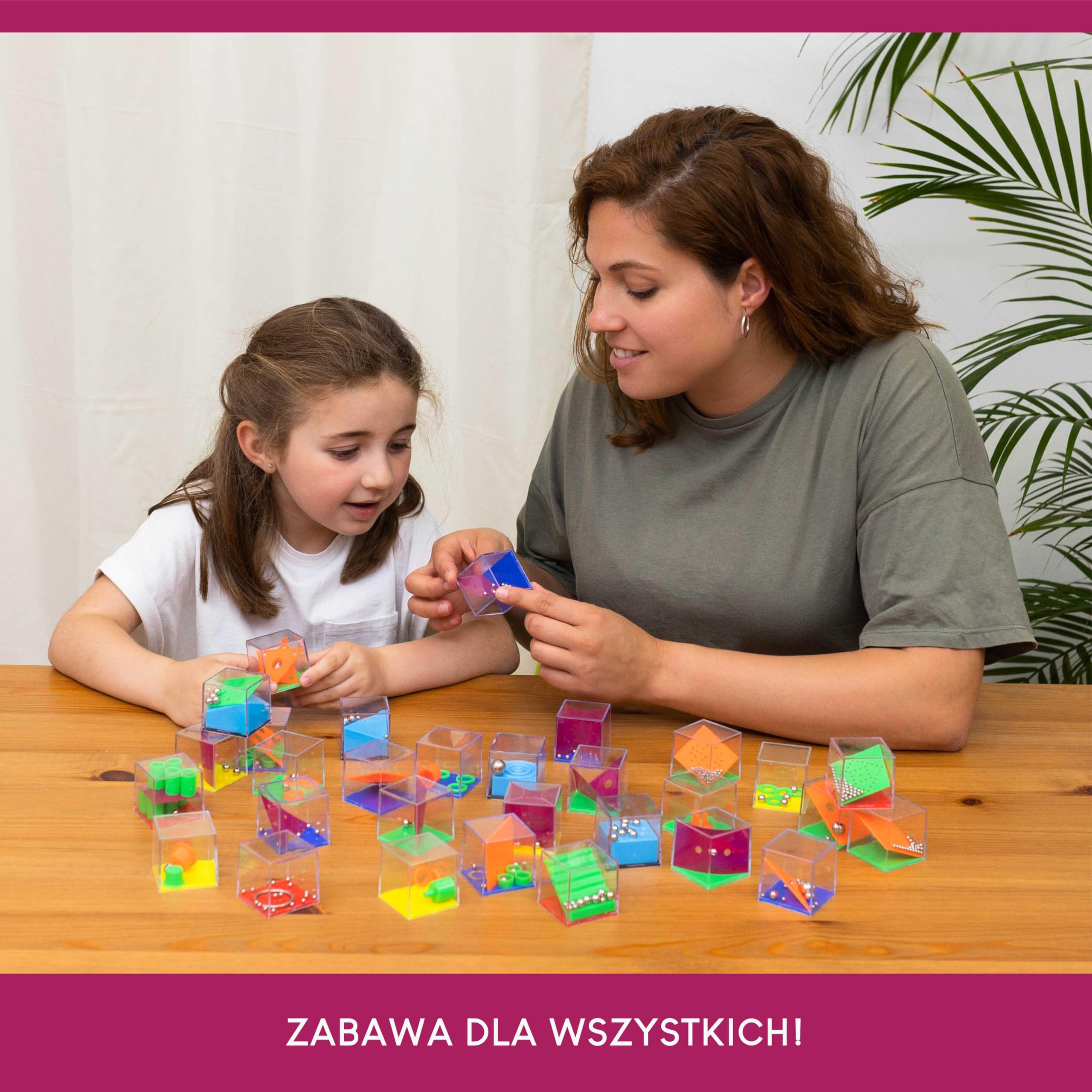 BONNYCO Kostki Wyzwanie, Wypełniacze do Torebek dla Dzieci. Kreatywne Upominki na Przyjęcia, Zabawki Edukacyjne. Pakiet 30 Gier dla Dziewczynek i Chłopców, Wypełniacze do Toreb na Przyjęcia