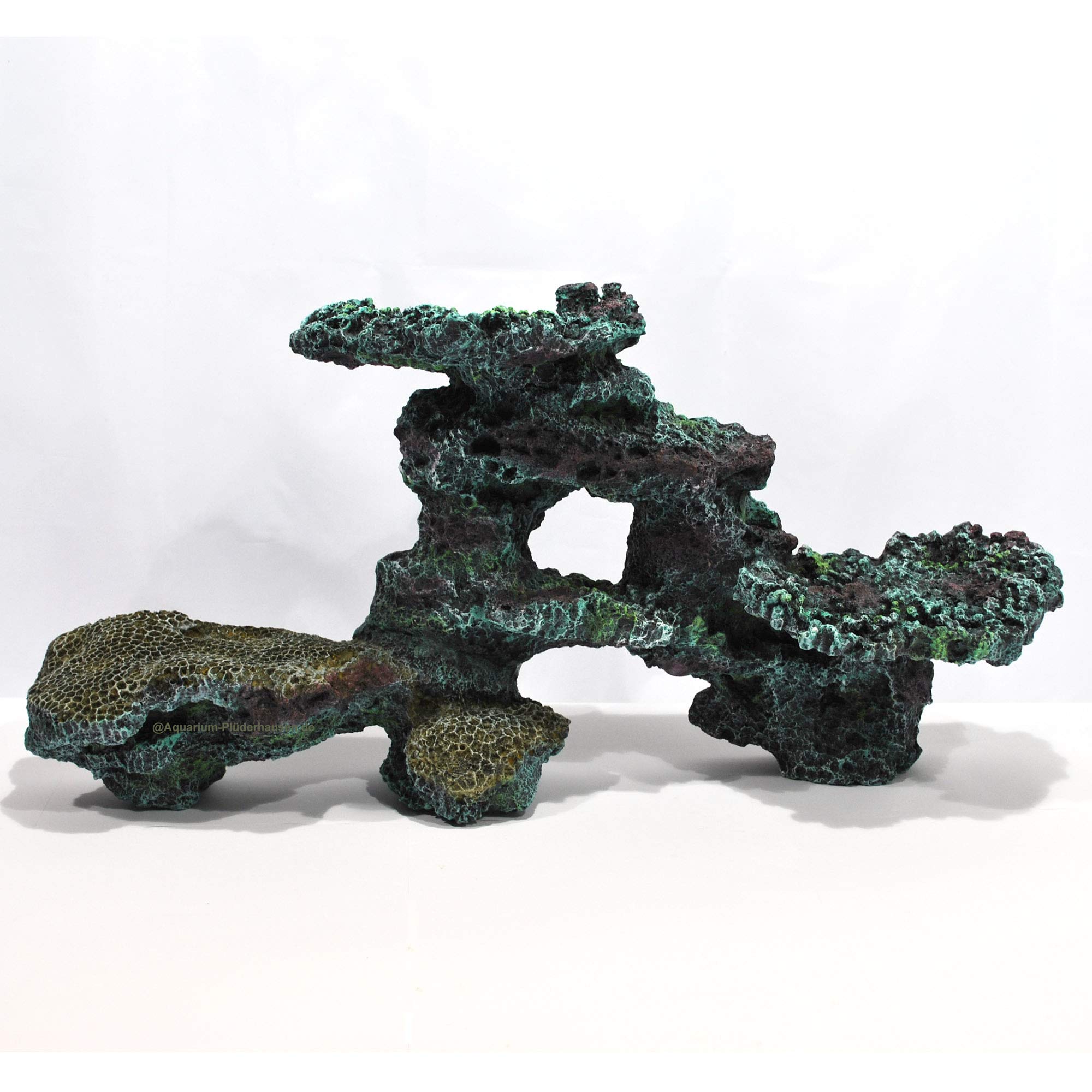 3D Riffgestein 62 x16 x30 cm, Aquarium Riff, Meerwasser Felsen Nachbildung