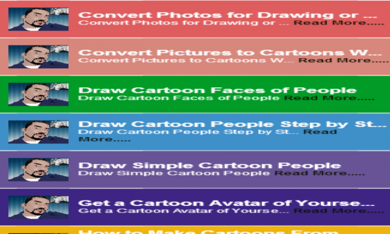 Aplicación Draw your Photo Cartoon Tips en Amazon Appstore