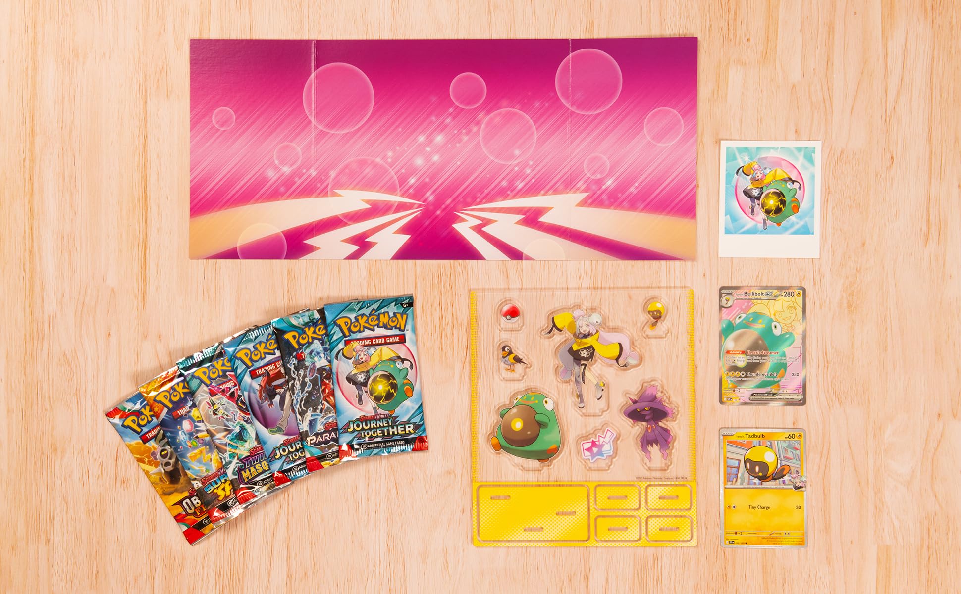 Amazon.com: Pokemon TCG: Iono's Bellibolt ex Premium Collection
