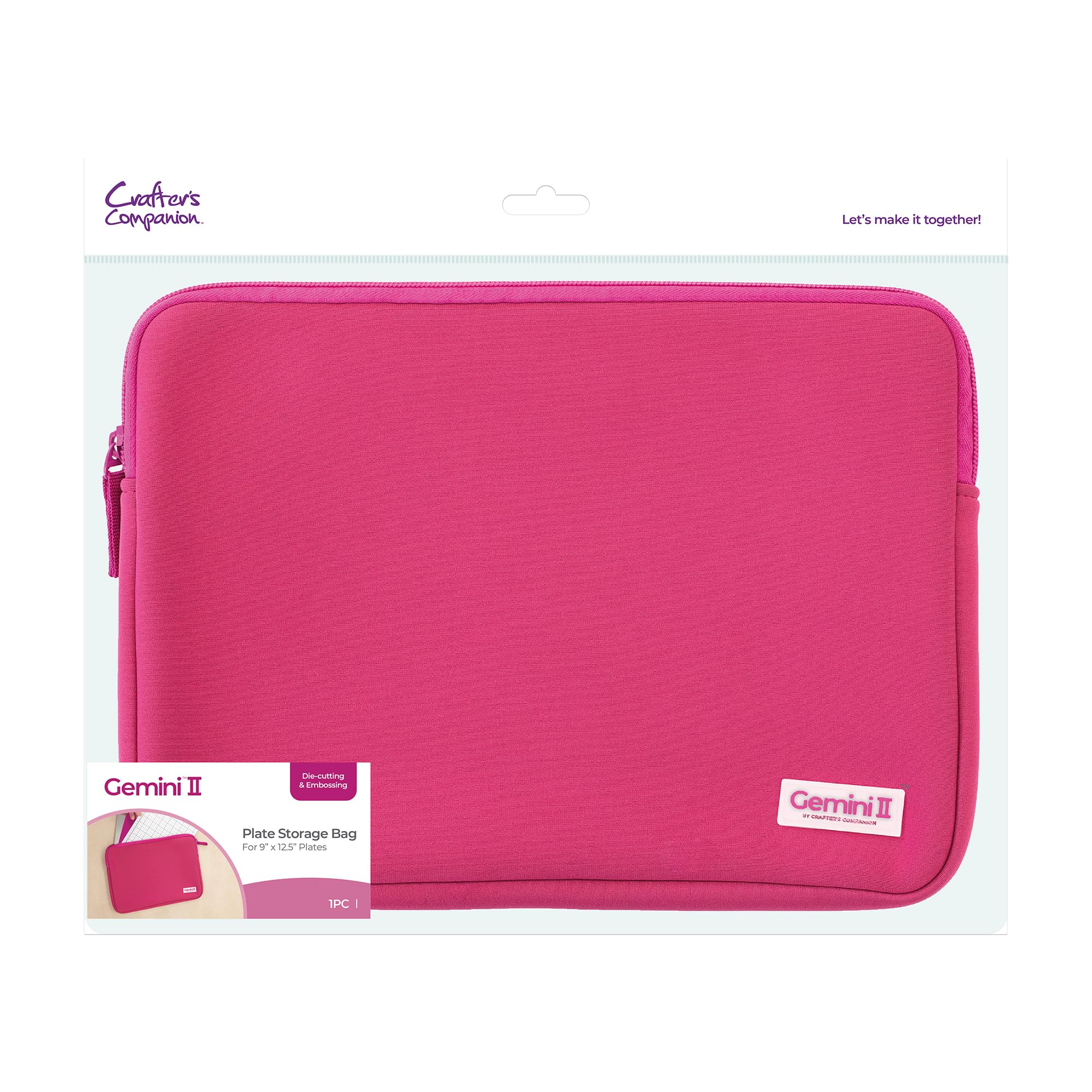Gemini II Accessories - 9" x 12" Plate Storage Bag - Features Zip Closure [GEMII-Acc-PSB]