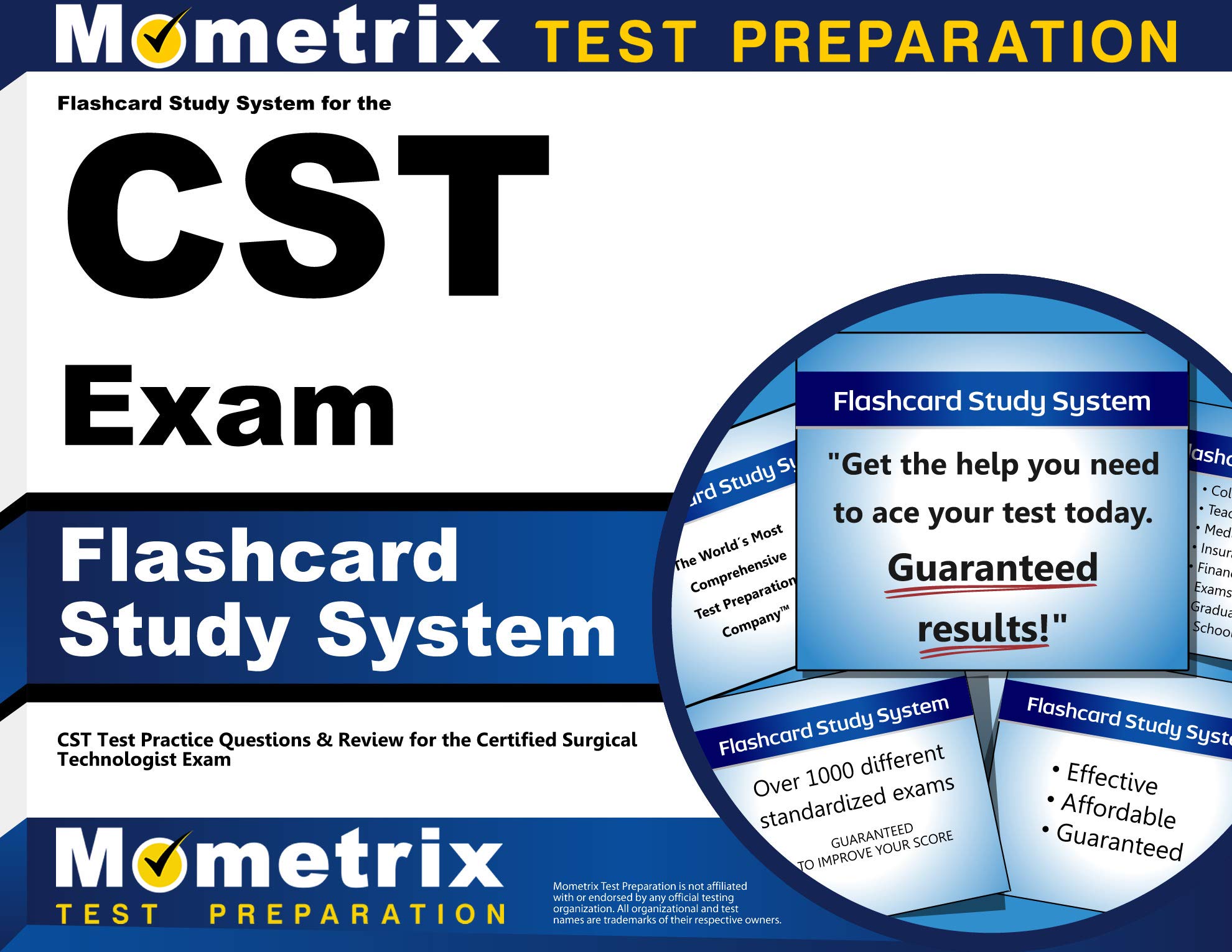 Flashcard Study System for the CST Exam: CST Test Practice Questions & Review for the Certified Surgical Technologist Exam (Cards)
