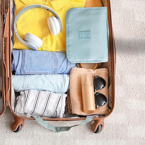 Miniatura 2 de Neceser con 4 colos, Azul (Sky-Blue), Sencillo