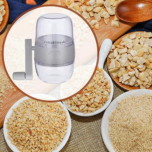 Miniatura 2 de KLKCMS Mini molinillo de especias, trituradora de alimentos de mano, licuadora multiusos, picadora de frutos secos, molinillo de frutas secas para
