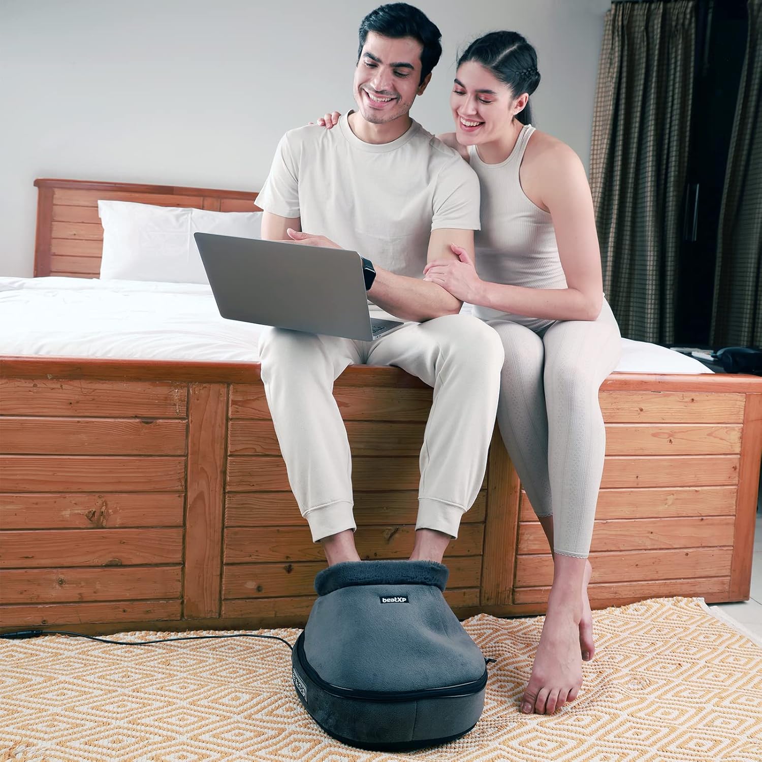 beatXP ArcHeal Foot Massager for Pain Relief | Leg Massager Machine for Home Pain Relief | Kneading Foot Massager for Home for Legs Pain Relief with up to Upto 1 year Warranty (Grey) beatXP ArcHeal Foot Massager for Pain Relief | Leg Massager Machine for Home Pain Relief | Kneading Foot Massager for Home for Legs Pain Relief with up to Upto 1 year Warranty (Grey)