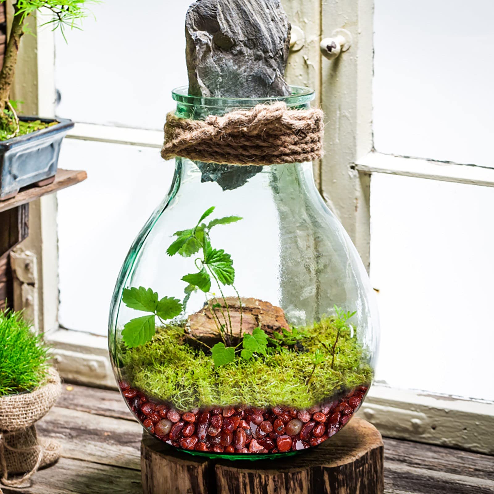 天然石花瓶 天然石の美しさ オニックス（オニキス） 花瓶B 【商品番号m