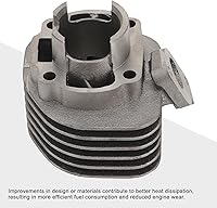 Vista 4 de Juego de cilindros Goofit con pistón de 10 mm para Yamaha Jog, Zuma, Vino, 2 Tiempos de 50cc, Scooter, Minarelli, Motor 1E40QMB