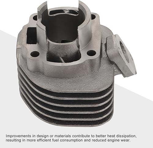 Miniatura 4 de Juego de cilindros Goofit con pistón de 10 mm para Yamaha Jog, Zuma, Vino, 2 Tiempos de 50cc, Scooter, Minarelli, Motor 1E40QMB