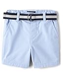 Baby Boys' and Toddler Twill Belted Chino Short