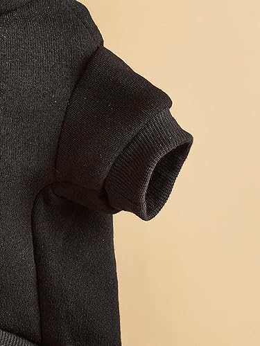 Miniatura 6 de QWINEE Sudadera Básica con Capucha para Perro Suéter para Cachorro Disfraces Cálidos para Gato Ropa para Mascotas para Chihuahua Cachorro Gatito
