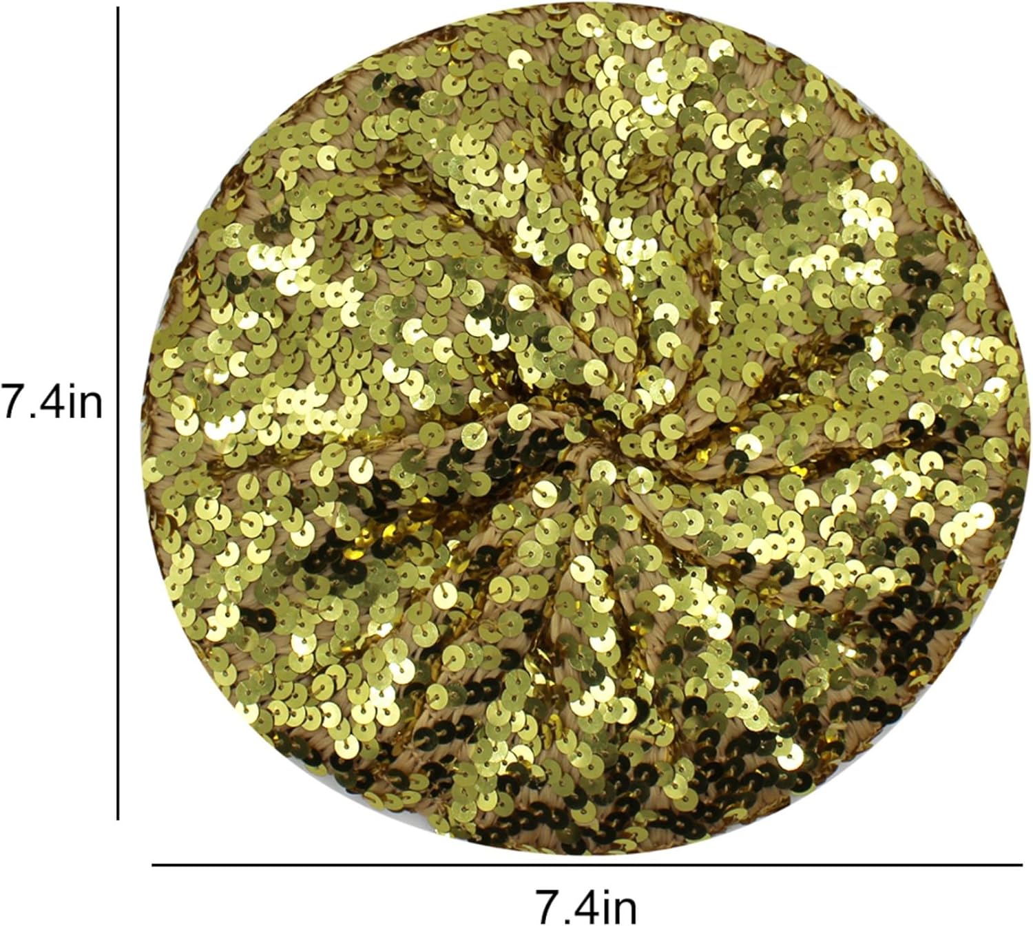JUMISEE Sparkly Sequin Berets for Women Girls Fashion Beanie Hat Costume Accessories for Festival Party Dance - Image 7
