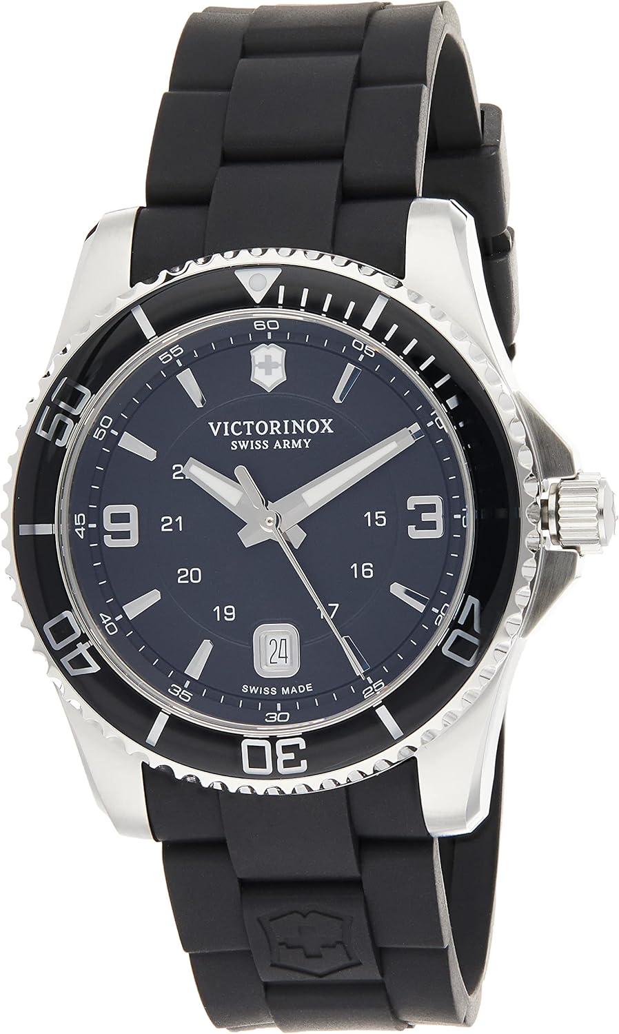 Victorinox Uomo Maverick - Orologio al quarzo analogico in acciaio inossidabile 241698