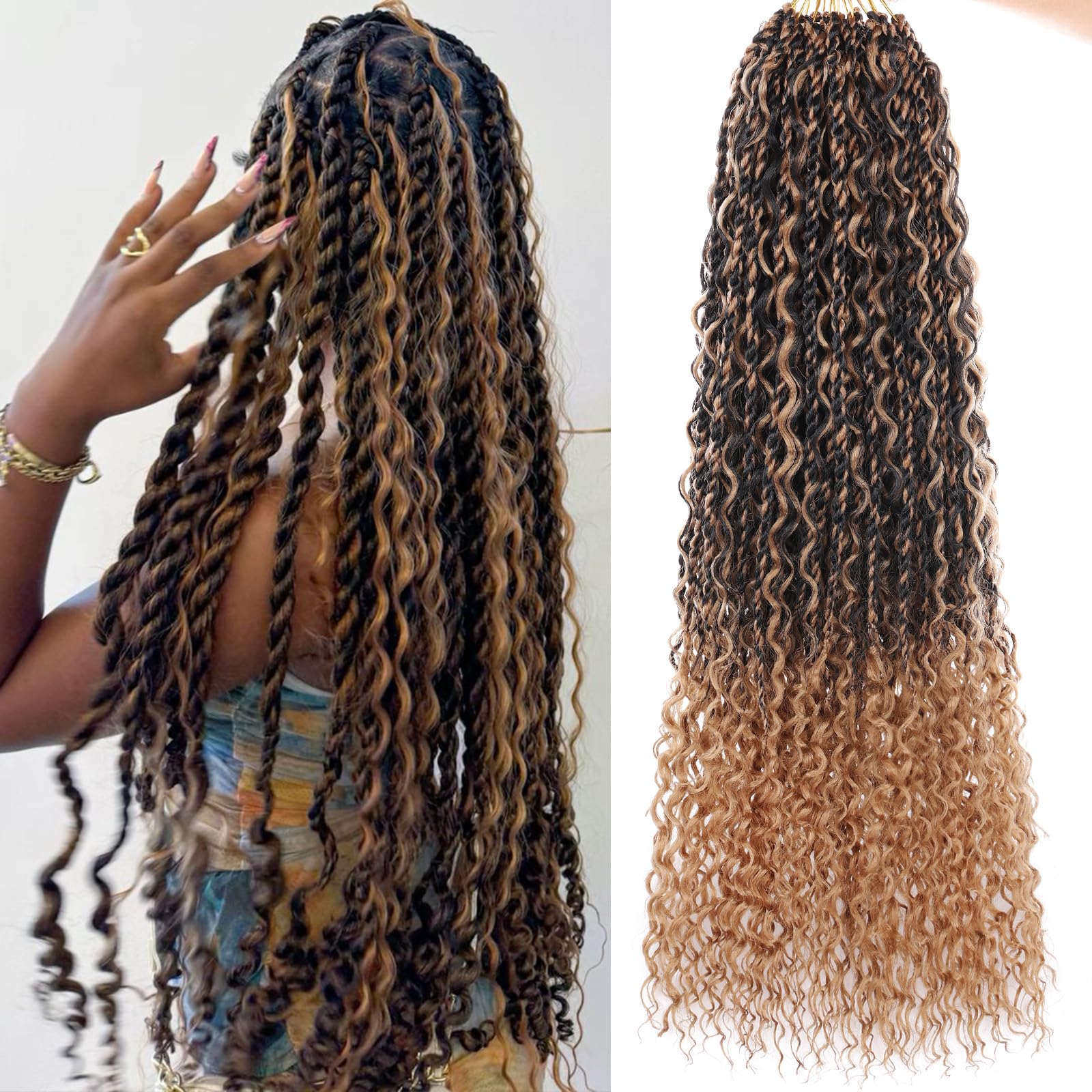 Amazon.com : RuiYok 9 Packs Boho Senegalese Twist Crochet Hair 24