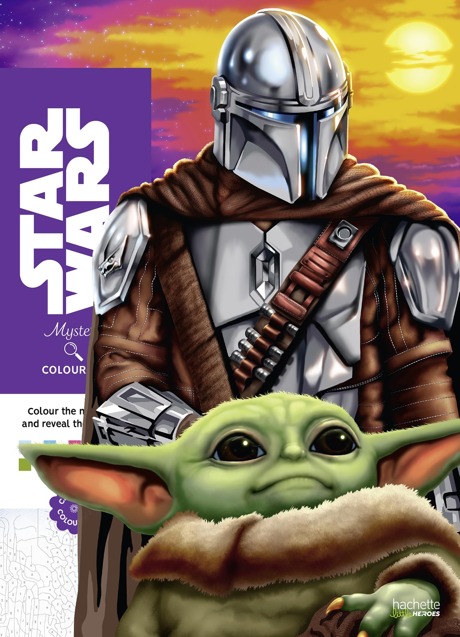 Mystery Colouring - Star Wars: Reveal iconic Disney characters with colour by number