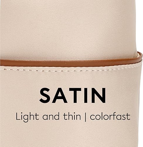 Miniatura 5 de Organizador de bolso con cremallera (32, beige) Organizador grande de bolsas de mano, múltiples bolsillos en posición de taza y paraguas, divisores