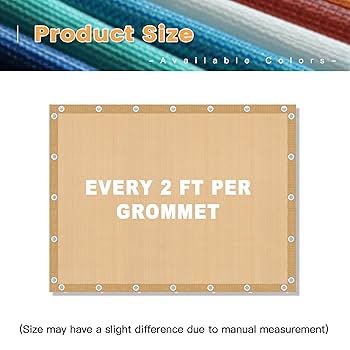 Vicllax Uv Block Cloth VICLLAX 12x20 FT Sun Shade Cloth - 90% UV Block Privacy Screen For Patio/Pergola (Mocha) Vicllax Privacy Panels