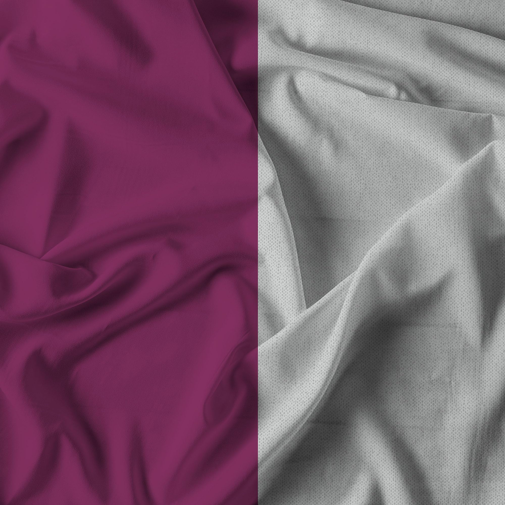 Trend Chic Bed Set 100% Cotton Made in Italy, Single, Fuchsia - Image 3
