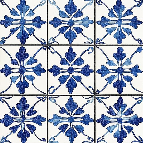 Miniatura 13 de 10 azulejos de vinilo autoadhesivos extraíbles con patrón de diamante retro de 12 x 12 pulgadas para cocina, lavandería, entrada, decoración del