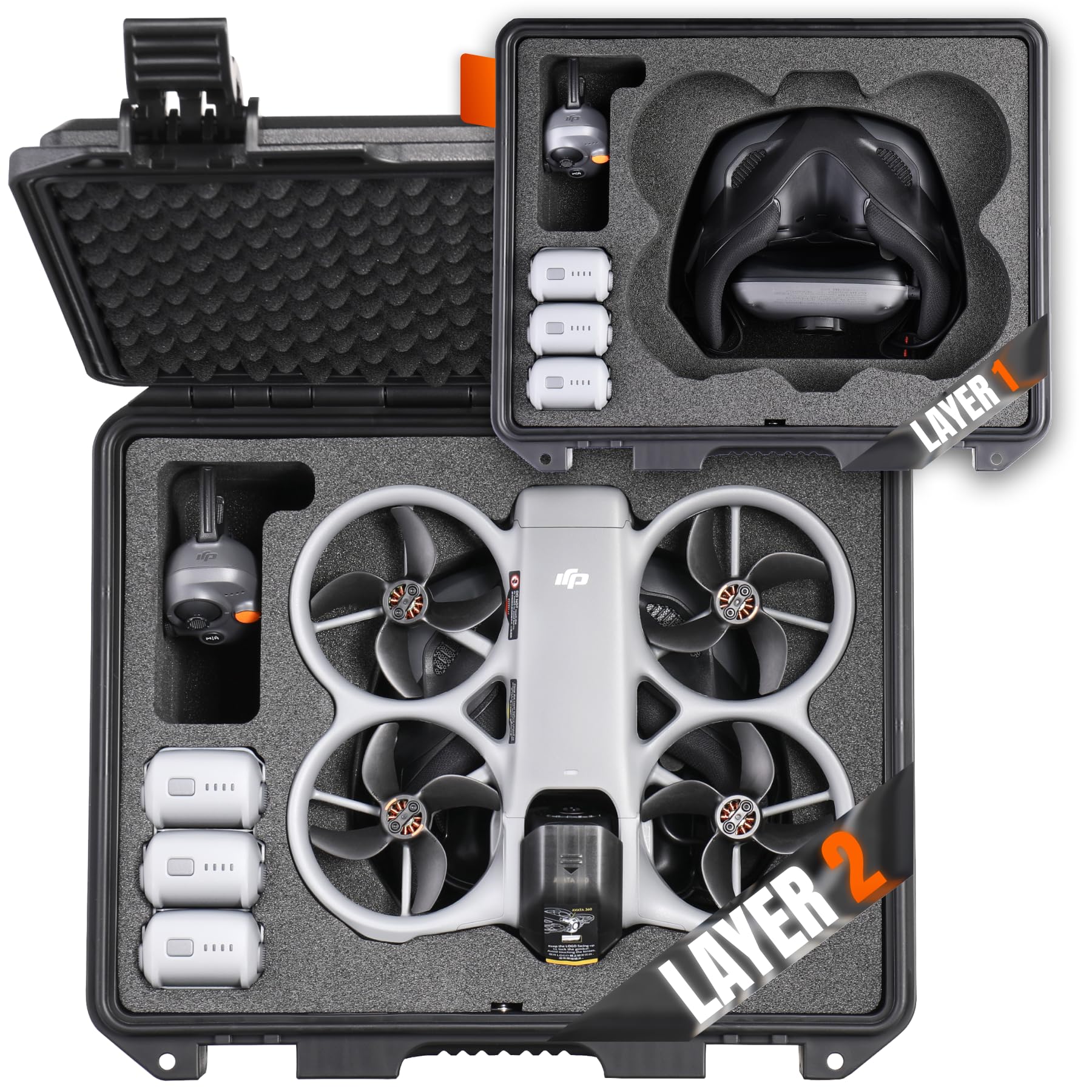 Photo 1 of INCHOICASES Hard Shell Plastic Protective Case for DJI Avata 360