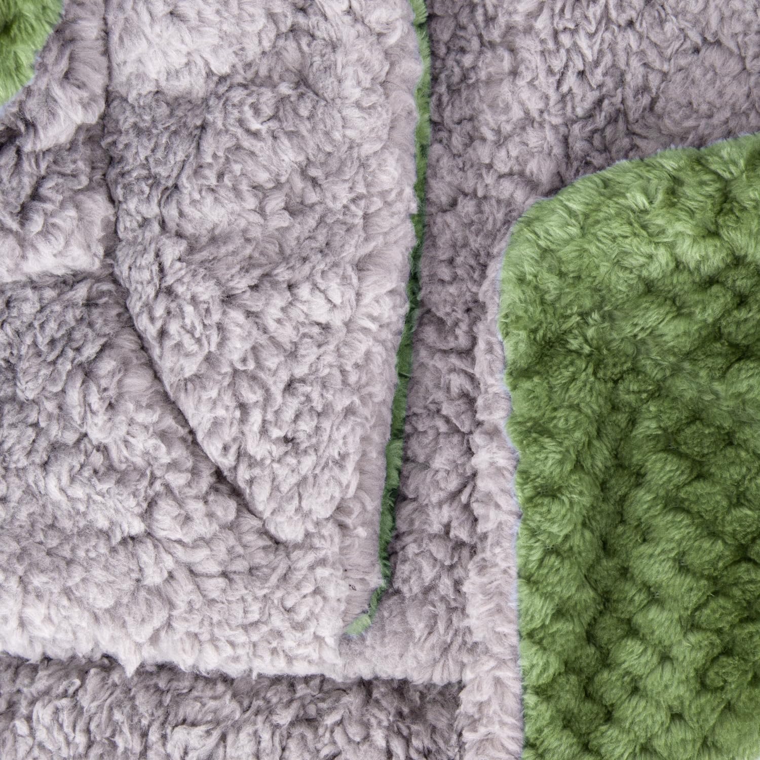 Fuzzy Blanket or Fluffy Blanket for Baby, Soft Warm Cozy Coral Fleece Toddler, Infant or Newborn Receiving Blanket for Crib, Stroller, Travel, Decorative (28Wx40L, XS-Flint Gray)