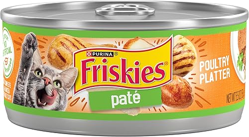 Alimento húmedo para gatos Classic Pate de Purina Friskies, 5.5 onzas