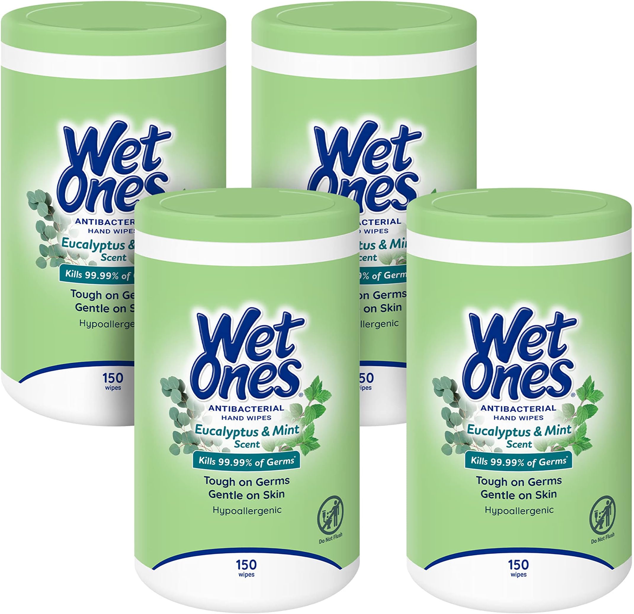 Wet Ones Antibacterial Eucalyptus & Mint Hand Wipes