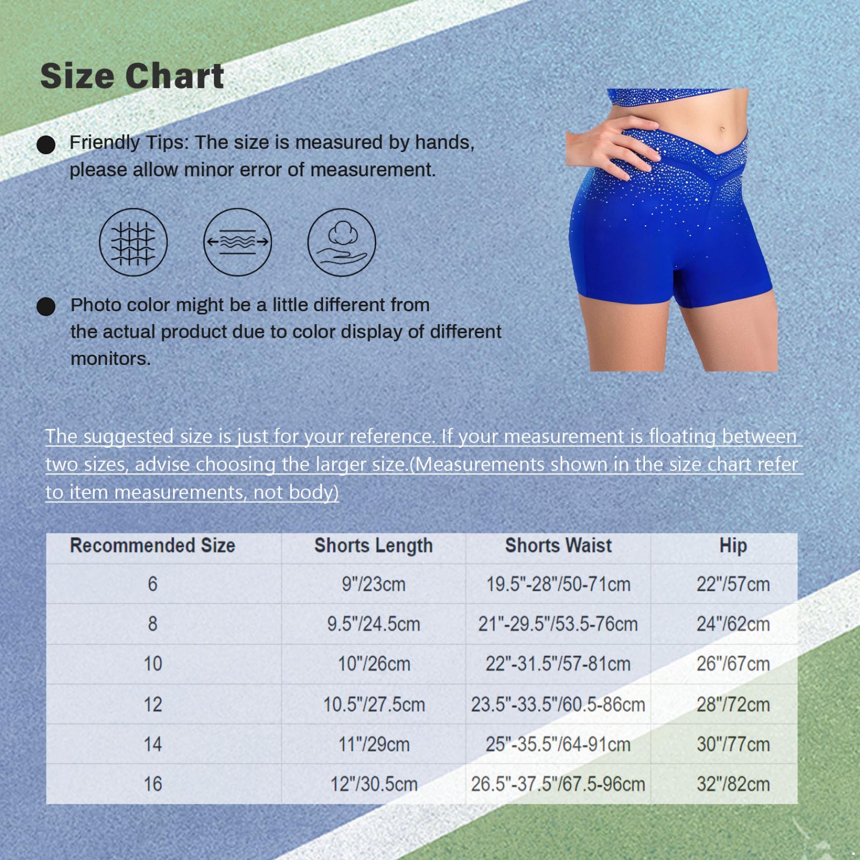 Pantalones cortos para niña con brillantes, pantalones cortos de gimnasia, pantalones cortos de deporte para niños, patinaje artístico, acrobacias, pantalones cortos, cintura elástica