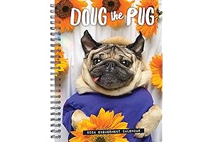 2024 Doug the Pug Calendar - Rectangle Corgi Cuteness Overload